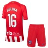 Maglia Atlético Madrid Molina 16 Bambino Prima Divisa 2023-24